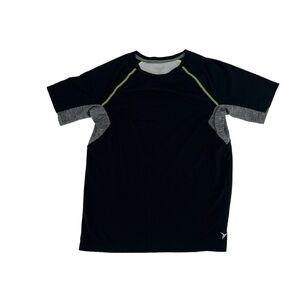 Old Navy Active Boy’s Short Sleeve Go-Dry Black Gray Shirt Size XXL (18)